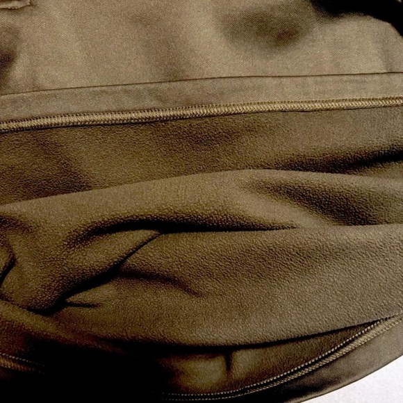 Oakley Women's Small Quarter Zip Fleece Sweatshirt Mock Neck Green - Picture 5 of 7